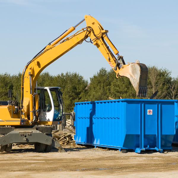 how many times can i have a residential dumpster rental emptied in Simms TX